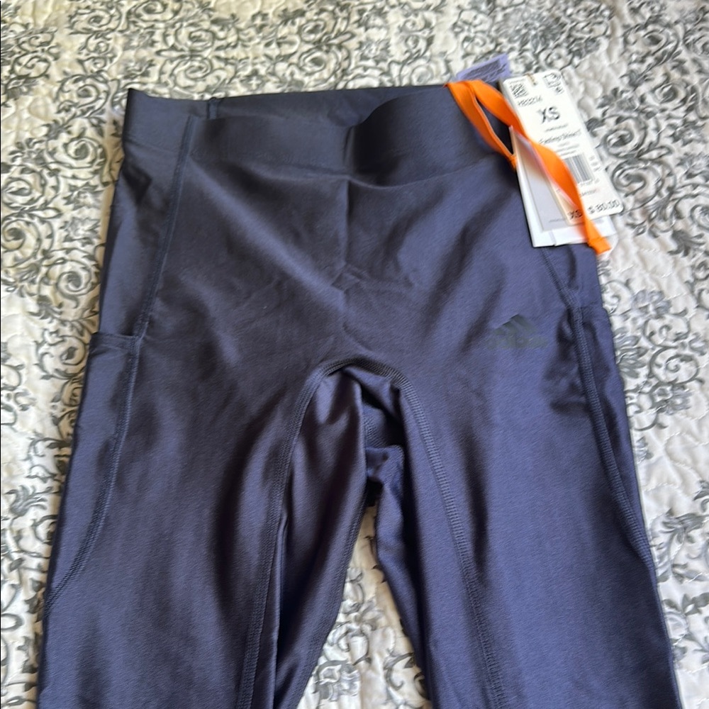 NEW ADIDAS Navy Blue Leggings